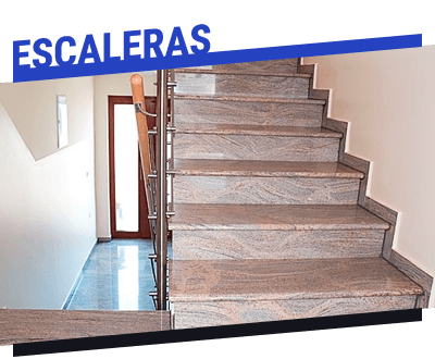 Pulido de escaleras en marmol o granito.